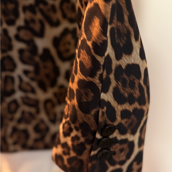 ZARA Leopard Print Blazer - Picture 7 of 9